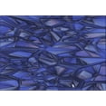thumbnail image 1 of Ahgly Company Indoor Rectangle Patterned Denim Dark Blue Area Rugs, 5' x 8', 1 of 6