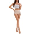 thumbnail image 2 of INSPIRE CHIC Women's High Waisted Lace Brief Shapewear Butt Lifter Tummy Control Panties Bodyshaper L Beige, 2 of 4