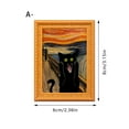 Cat Mom Refrigerator Magnet - UV Printed 4-Inch Colorful Kitchen Decor, Pet Lover Gift