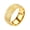 Gold, variant on Men's Women's Stainless Steel 8MM Basketball Sports Lover Sandblasted Rings Black Size 11
