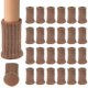 thumbnail image 1 of Calcetines elásticos ZHAOCHENG para patas de silla y mesa juego de 24 protectores de suelo madera color marrón claro, 1 of 4