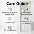 thumbnail image 6 of Green Leaves Shower Curtain for Bathroom Sage Green Eucalyptus Print on White Bathtub Waterproof Fabric Shower Curtains Hanging Berries Leaves Home Decoration Cloth 72x72 Inches, 6 of 6