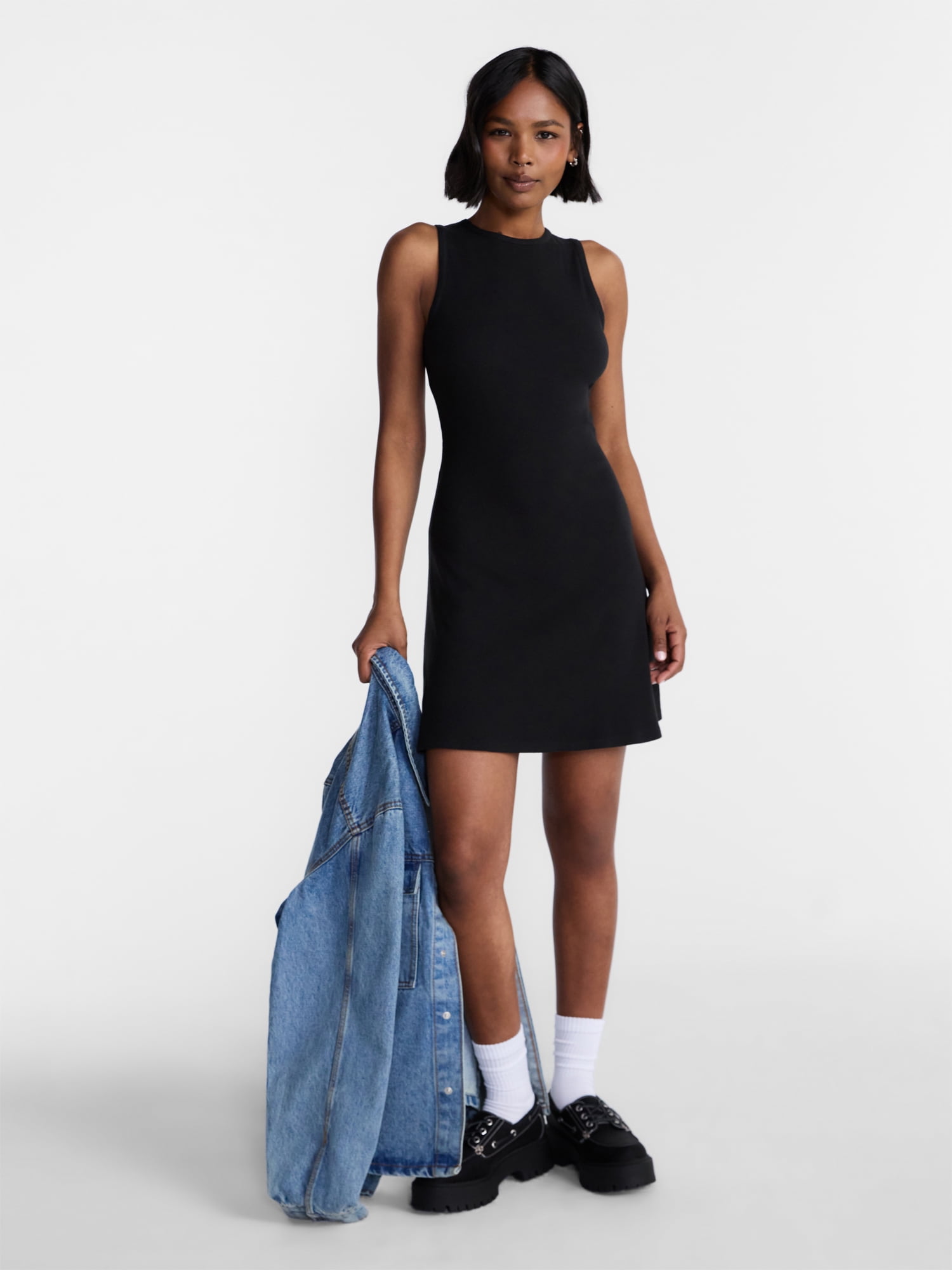 No Boundaries High Neck Mini Dress, Women's XXS-XXL