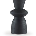thumbnail image 4 of Benjara BM317499 25 in. White Table Lamp, Black Sculptural Solid Base - Drum Hardback - Set of 2, 4 of 5