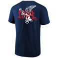thumbnail image 3 of 2024 U.S. Soccer USMNT Logo Adult T-Shirt USA with Eagle Front and Back Print Soccer Tee - Add Name/Number [Navy], 3 of 3