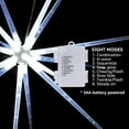 thumbnail image 2 of TORCHSTAR 2 Pack LED Christmas Lights, LED Firework Lights, Battery Operated Hanging Fairy Lights, Indoor Outdoor Wedding Parties Christmas Decoration, Daylight, 2 of 7