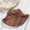 thumbnail image 6 of CoCopeaunts Large Bucket Hat for Women Outdoor Summer Wide Brim Bucket Cap Lightweight Foldable Solid Color Men Fisherman Hat, 6 of 8