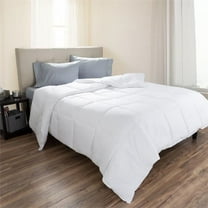 Lavish Home 64-11-T 66 x 86 in. Twin Size Ultra-Soft Goose Down Alternative Comforter, White