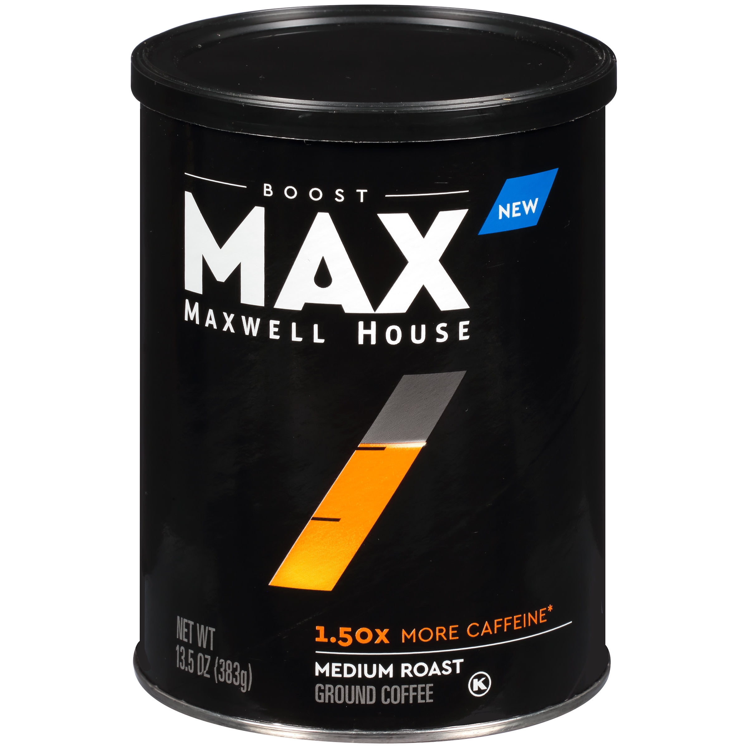 Maxwell House Max Boost Medium Roast Ground Coffee with 1.50X More