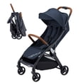 thumbnail image 1 of Capucci Memento Baby Stroller - Lightweight One Hand Auto Fold Compact & Self-Standing, 5 Point Safety Harness, Ample Storage, Suitable for Car Seat, Infant Stroller for Travel - Graphite Gray, 1 of 5