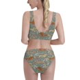 thumbnail image 3 of Picia Dachshund Dog Bird Women's High Waisted Bikini Scoop Neck Swimsuit Two Pieces Bathing Suit-Large, 3 of 8