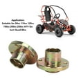 thumbnail image 4 of Asiento Fijo De Rueda De Cadena, Asiento De Montaje De Disco De Freno De Eje Trasero 28T, Operación Confiable De 2 Piezas Para ATV Go Kart De 50 A 250, 4 of 7