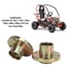 thumbnail image 4 of Disco 2pcs 28t 28 mm Eje Trasero Discosco de Freno Montaje Aleación de Acero Aleació de Acero de 50 A 250cc ATV Go Kart Quad Bike, 4 of 7