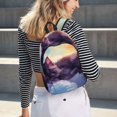 thumbnail image 5 of Yiaed Colorful Cloud Sleeping Cat Print Print Laptop Backpack Travel Canvas Backpack Vintage Aesthetic Backpack for School Knapsack Backpack Backpack for School-Small, 5 of 5