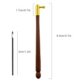 thumbnail image 2 of Ganchillo con mango de madera para bordar con 3 agujas, abalorios, cuentas de lentejuelas, agujas, herramientas de ganchillo - Color oscuro Inevent HA3113-01B, 2 of 6