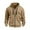 Khaki, variant on Mercatoo Boys Spring and Autumn Long Sleeve Half Zip Hoodie Sweatshirt Top Outdoor Sweatshirt Shirt French Jacket Boys