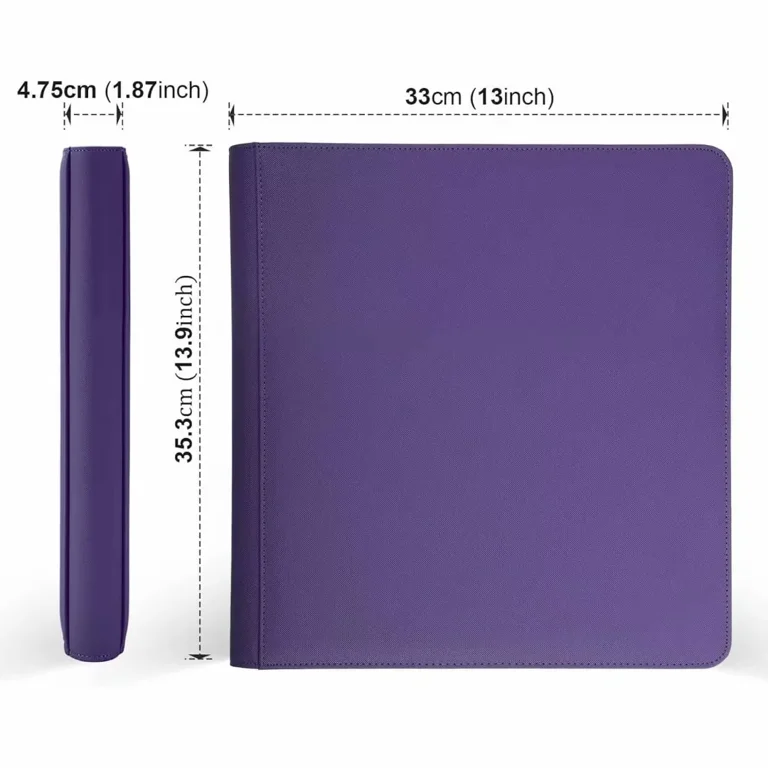 720 Pockets Trading Card Binder, 12-Pocket Card Ablum Compatible with lorcana,MTG,Sports Cards & Other Standard Size Trading CardPurple) - Walmart.com 720 Pockets Trading Card Binder, 12-Pocket Card Ablum Compatible with lorcana,MTG,Sports Cards & Other Standard Size Trading CardPurple) - Walmart.com