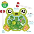 thumbnail image 1 of Juego interactivo Whack A Frog, aprendizaje, activo, juguete de desarrollo temprano, regalo divertido para niños de 3, 4, 5, 6, 7, 8 años, niños, niñas, 2 martillos incluidos, 1 of 8