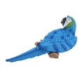 thumbnail image 3 of Estatua de loro grande de resina de imitación de animales de 20 estilos para colgar en el césped 31cm Look Left Blue, 3 of 9