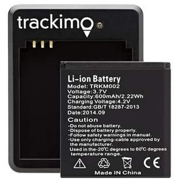 Trackimo GPS Tracker Batterie Supplémentaire de 600mAh