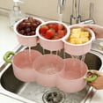 thumbnail image 4 of TIELUTT Stackable Multifunctional Fruit and Vegetable Serving Tray with Mini Baking Stuff Real Ceramic Cookie Sheet Beginners Baking Set for Adults Cake for Baking Cookie Sheet Stainless Steel Nonsti, 4 of 6