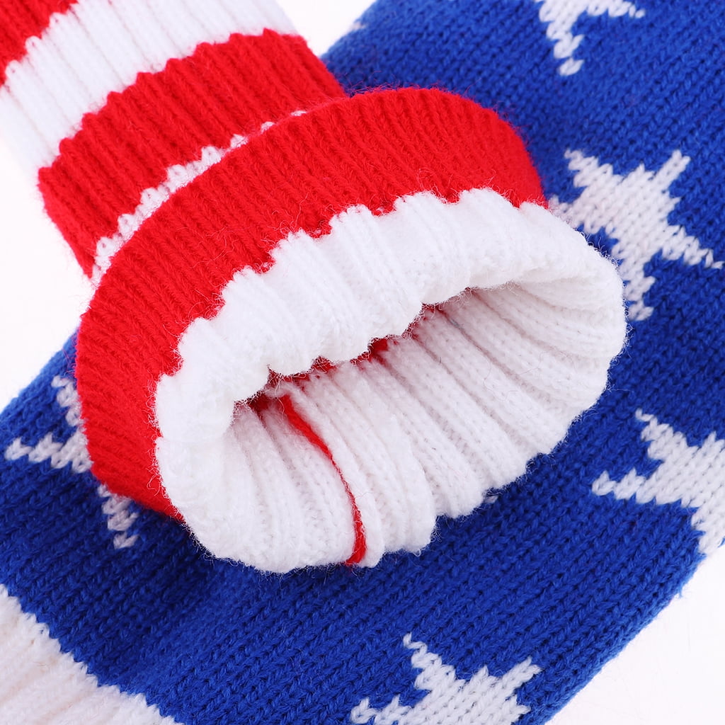 funtasica 3Pcs Golf Club Knitted Headcovers Head Covers Vintange Headcover Socks Covers 1-3-5 For Driver & Fairway Woods