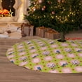 thumbnail image 2 of Cauagu 30" Christmas Tree Skirt Wireless Antenna Icon1 Pattern Christmas Tree Decorations Tree Mat for Xmas Decorations Occasion Holiday Home Decor -30", 2 of 7