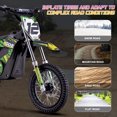 thumbnail image 6 of MotoTec HP112E Electric 1000w Electric Dirt Bike - Green, 6 of 7