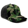 thumbnail image 3 of Adjustable Baseball Cap, Spliced Print Trucker Hat for Men & Women, Breathable Cotton Blend, Camouflage Print, 3 of 3