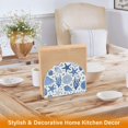 thumbnail image 5 of Beach Coastal Beach Seaside Acrylic Napkin Holder Tissue Paper Clear Tabletop Dispenser Dining Room Bathroom Party Hotel, 5 of 8