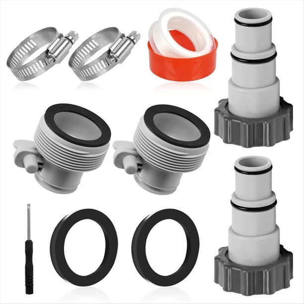 Adaptador Manguera Piscina, Adaptador A para Piscina, Adaptador Manguera Piscina, Juego Adaptadores para Manguera de Piscina,Adaptador Manguera para , para Manguera Piscina