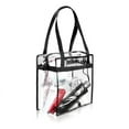 thumbnail image 5 of Approved Clear Plastic Tote Bags with Handles (12x12x6 In, 2 Pack), 5 of 5