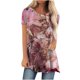 thumbnail image 2 of Pntutb Moda Mujer Verano Cuello Redondo Manga Corta Estampado Casual Camiseta Blusa Pntutb Pntutb-5243, 2 of 5