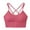 53# Watermelon Red, variant on Sports Bra for Women V-Neck Strappy Criss Cross Yoga Bra Padded Medium Support Workout Gym Athletic Fitness Bras White 38