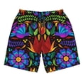thumbnail image 4 of Bixox Men's Colorful Floral printing Casual Classic Fit Short Summer Beach Shorts, 4 of 6