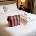 thumbnail image 4 of Corduroy Striped Seashellstorage Bag Dopamines Cosmetic Bag Travel Fashion Simples And Portable Toiletry Bag, 4 of 7