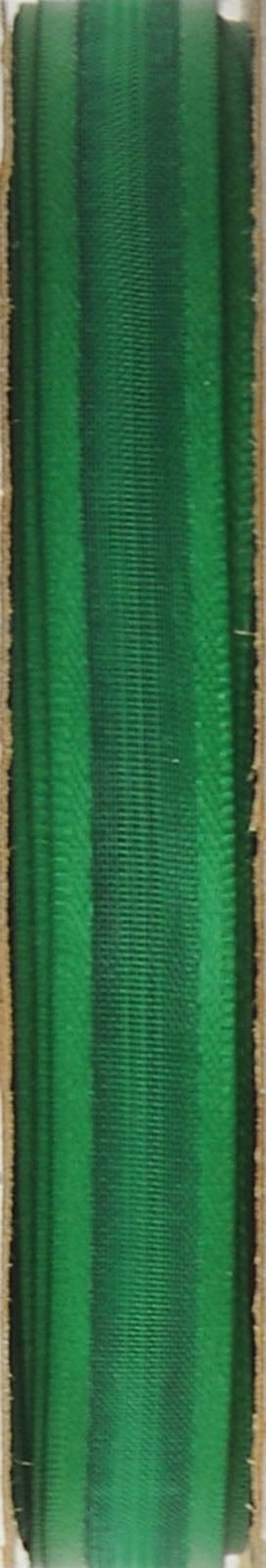 (3 pack) Offray Ribbon, Emerald Green 5/16 inch Sheer Ribbon, 9 feet