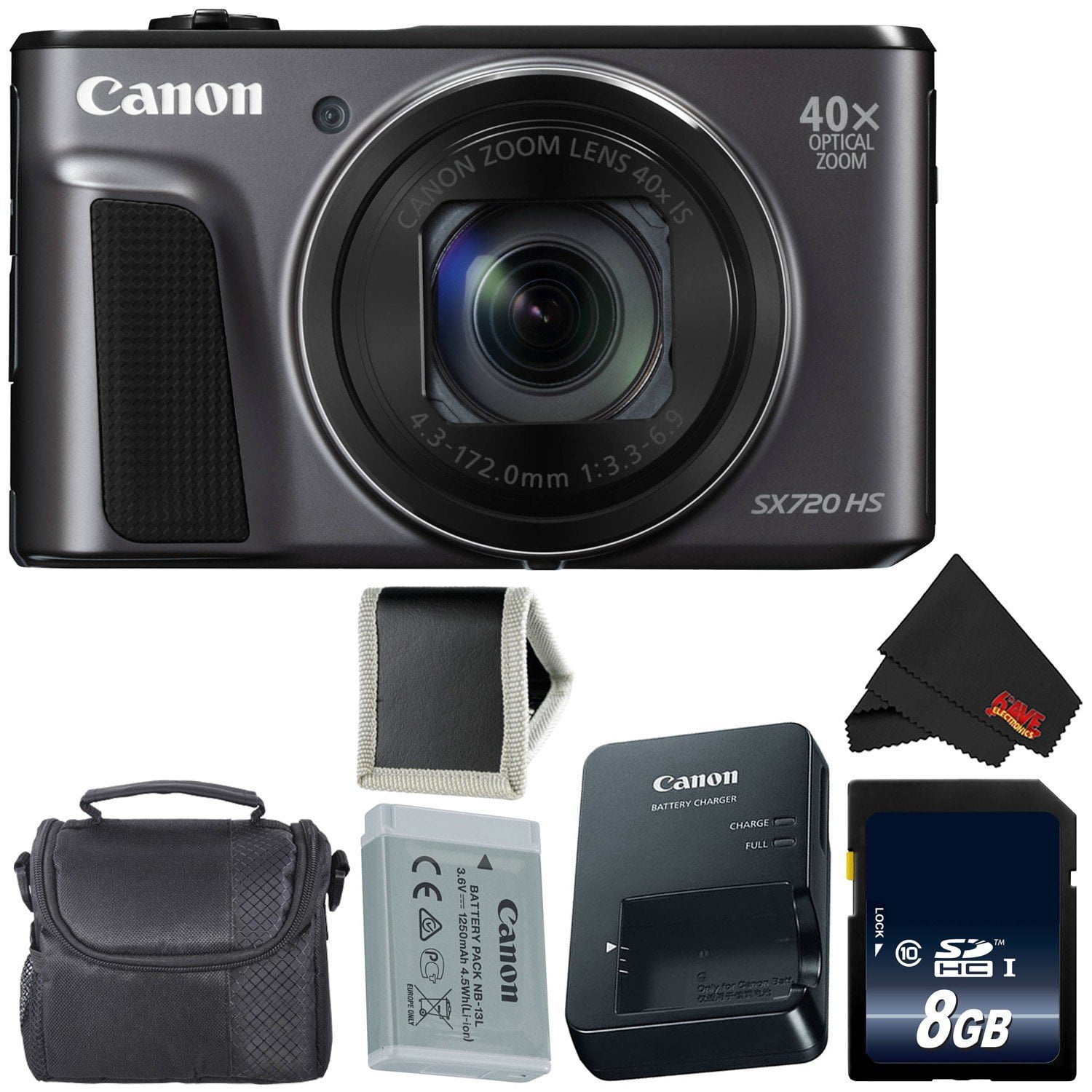 Canon PowerShot SX720 HS Digital Camera 1070C001 International Model