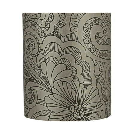 Aspen Creative 58501 Transitional Hardback Empire Shape UNO Construction Lamp Shade in Taupe, 6-1/2" Wide (6-1/2" x 6-1/2" x 7-1/2")