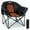 Heated Moon Chair w/Pillow-Black, variant on Slsy Oversized Heated Camping Chair, XL Padded Patio Lounge Chairs with 3 Heat Levels, Portable Folding Heated Chair Round Moon Saucer Folding Lawn Chair Outdoor Chair for Camping, Lounge Patio
