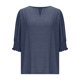 thumbnail image 4 of Ropa para mujer,Camiseta de cuello en V para mujer, corte holgado e informal, manga corta, 95 % poliéster, 5 % elastano, para uso diario, sopatenor, 4 of 8