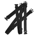 thumbnail image 4 of IDEANATEGRATE Luggage Strap Black 3Pcs 19.7X2.0X0.4In, 4 of 8