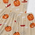 thumbnail image 6 of MVRLSH Womens Pajama Sets for Women 2 Piece Halloween Print Button Waist Short Sleeve Top And Shorts wear Sleepwear Soft Sleepwear Lounge Set Brown - M, 6 of 7