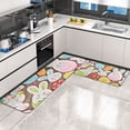 thumbnail image 6 of Vikakiooze Easter Kitchen Decor, Easter Kitchen Rugs And Mats Set Of 2, Non Slip Door Mat Absorbent Bathroom Porch Mat, Spring Easter Decorations for The Home (40-60Cm + 40-120Cm), 6 of 9