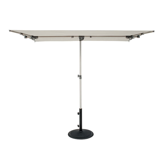 SimplyShade 6.75' Outdoor Patio Rectangle Balcony Umbrella, Ivory