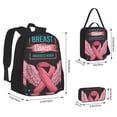 thumbnail image 2 of Easygdp Ribbon With Angel Wings Mochila para Niños y Niñas con Set de Caja de Almuerzo y Estuche para Lápices 3 en 1, Mochila Escolar Estampada para Adolescentes, 2 of 7