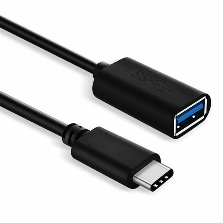 Câble USB-C OTG cool noir