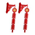 thumbnail image 1 of Tnarru 2x Chinese New Year Hanging Decorations Wall Chinese Firecracker Decorations, 1 of 8