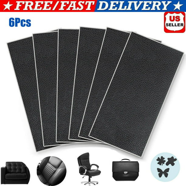 6x Leather Repair Kits Patch Car Seat, Leather Patches For Chair Repair