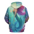 thumbnail image 3 of Cartoon Mermaid Seaweed 3d Sweatshirts Hoodie Fashion Casual Personality Men's Women Street Hoodie Pullovers Long Sleeve Comfortable Top, 3 of 6